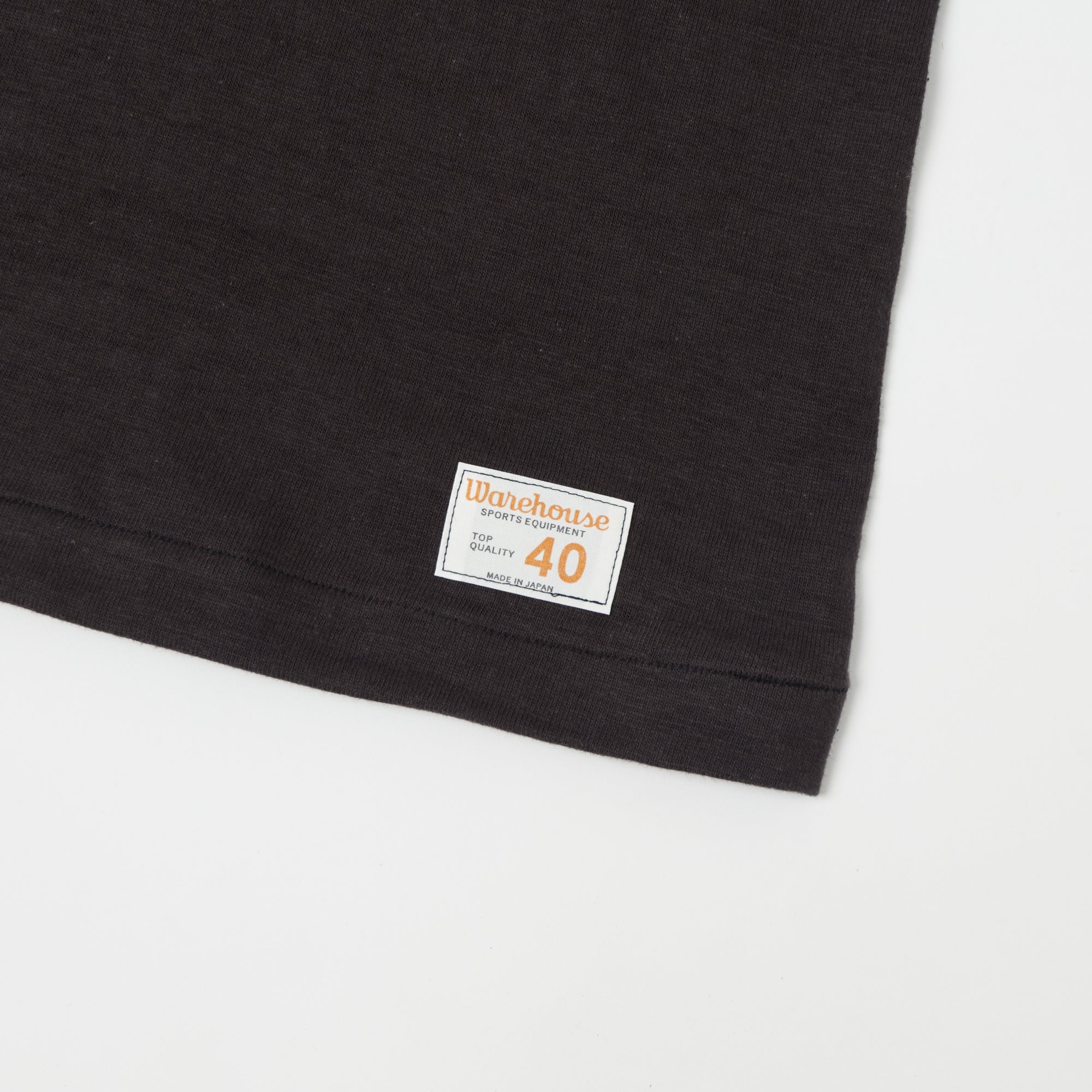 Warehouse & Co 4063 3/4 Sleeve Football T-Shirt - Black