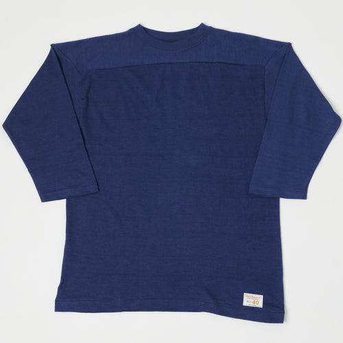 Warehouse & Co 4063 3/4 Sleeve Football T-Shirt - Navy