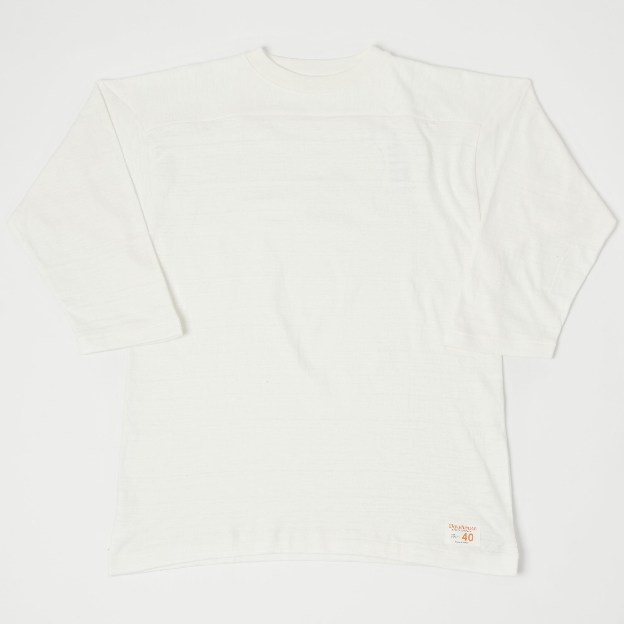 Warehouse & Co 4063 3/4 Sleeve Football T-Shirt - Off White