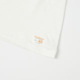 Warehouse 4063 3/4 Sleeve Football Shirt - Off White