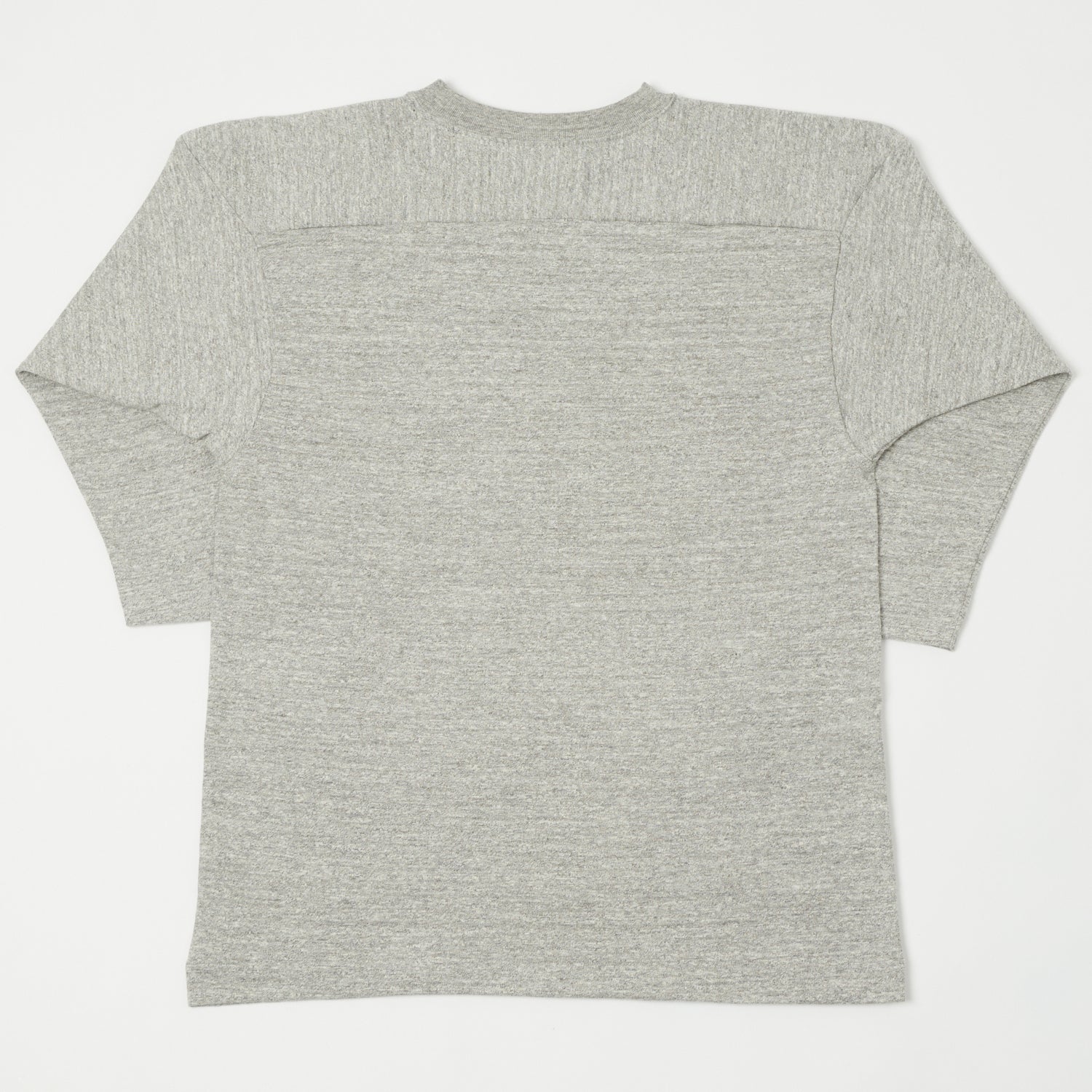 Warehouse & Co 4063 'West Lake' 3/4 Sleeve Football T-Shirt - Heather Grey