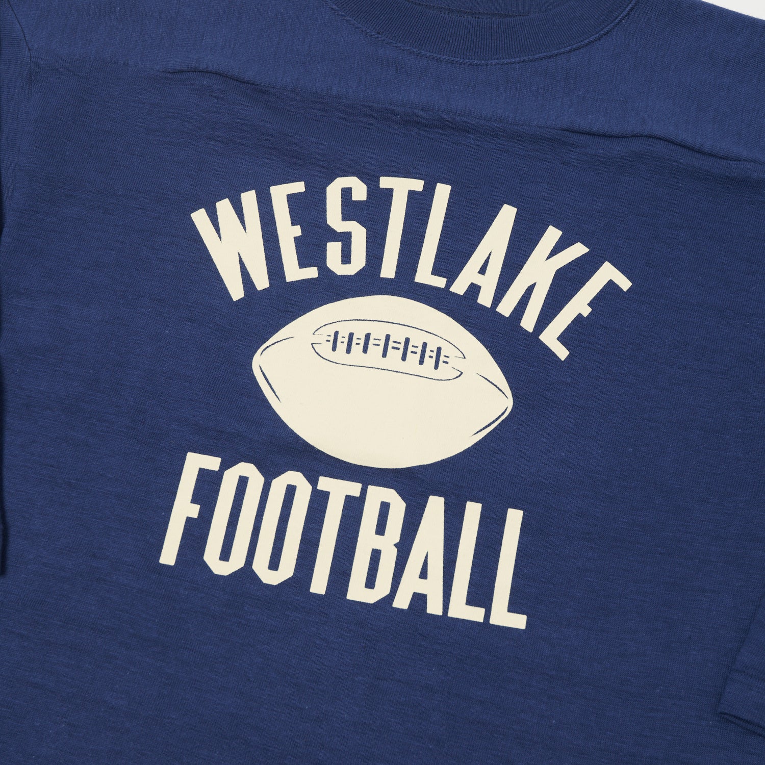 Warehouse & Co 4063 'West Lake' 3/4 Sleeve Football T-Shirt - Navy
