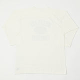 Warehouse 4063 'West Lake' 3/4 Sleeve Football Tee - Off White