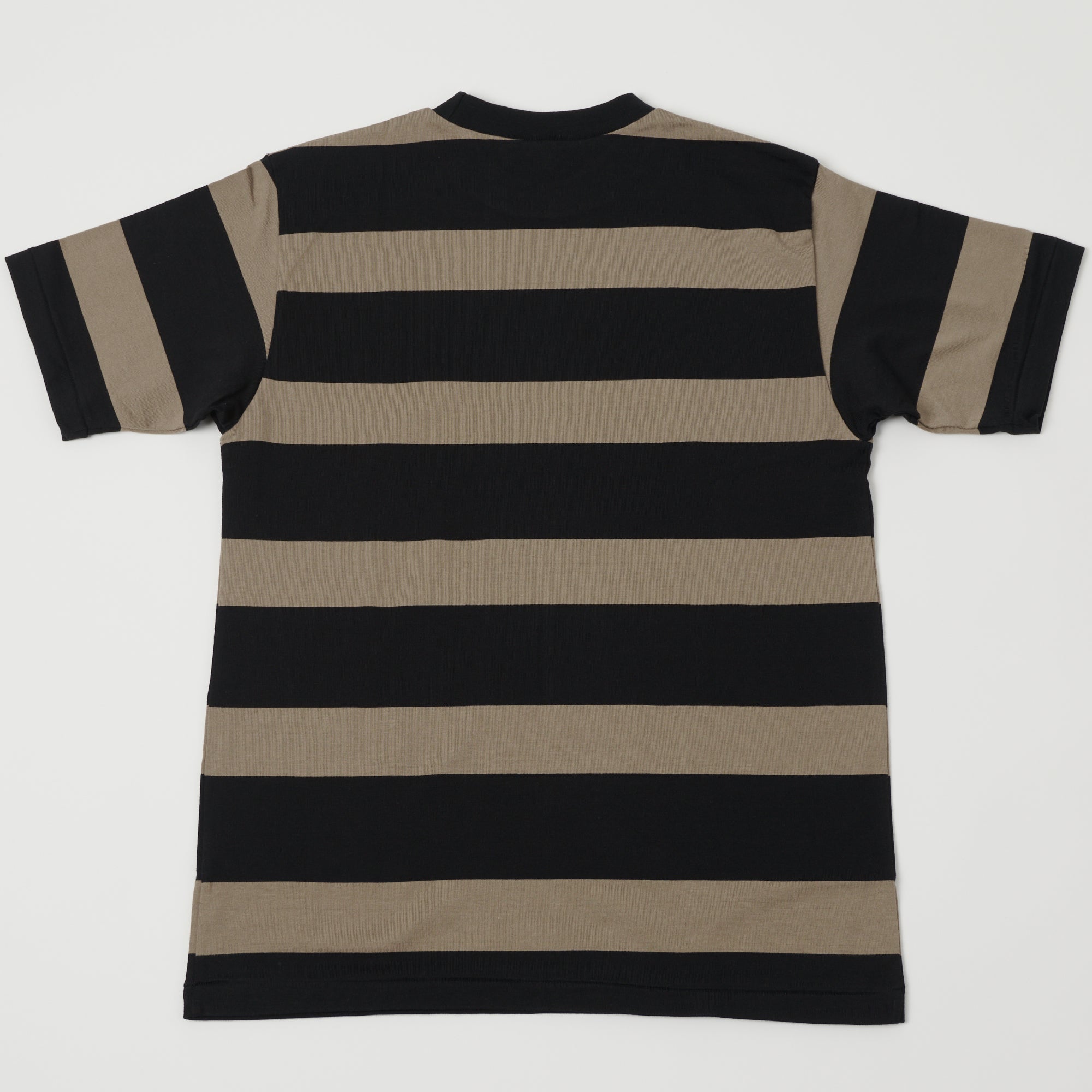 Warehouse & Co 4089 Border Stripe T-Shirt - Black/Grey
