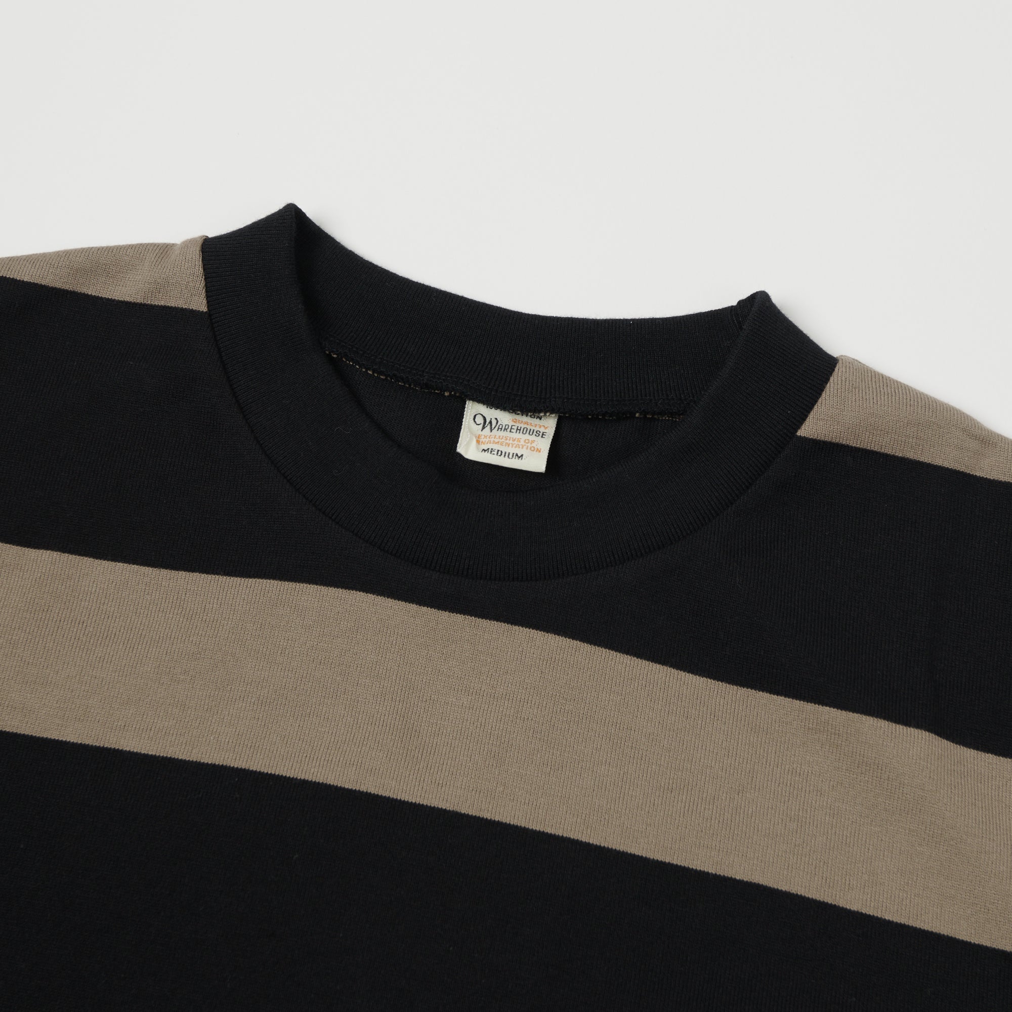Warehouse & Co 4089 Border Stripe T-Shirt - Black/Grey – SON OF A STAG