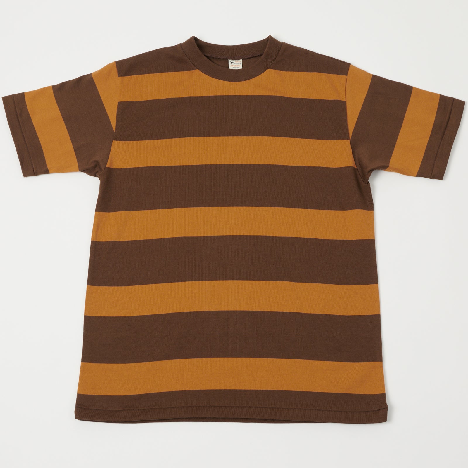 [teket] / ☆ 25SS Drying Stripe Tee / Brown WAREHOUSECO_4089SS3X2INCHBORDE