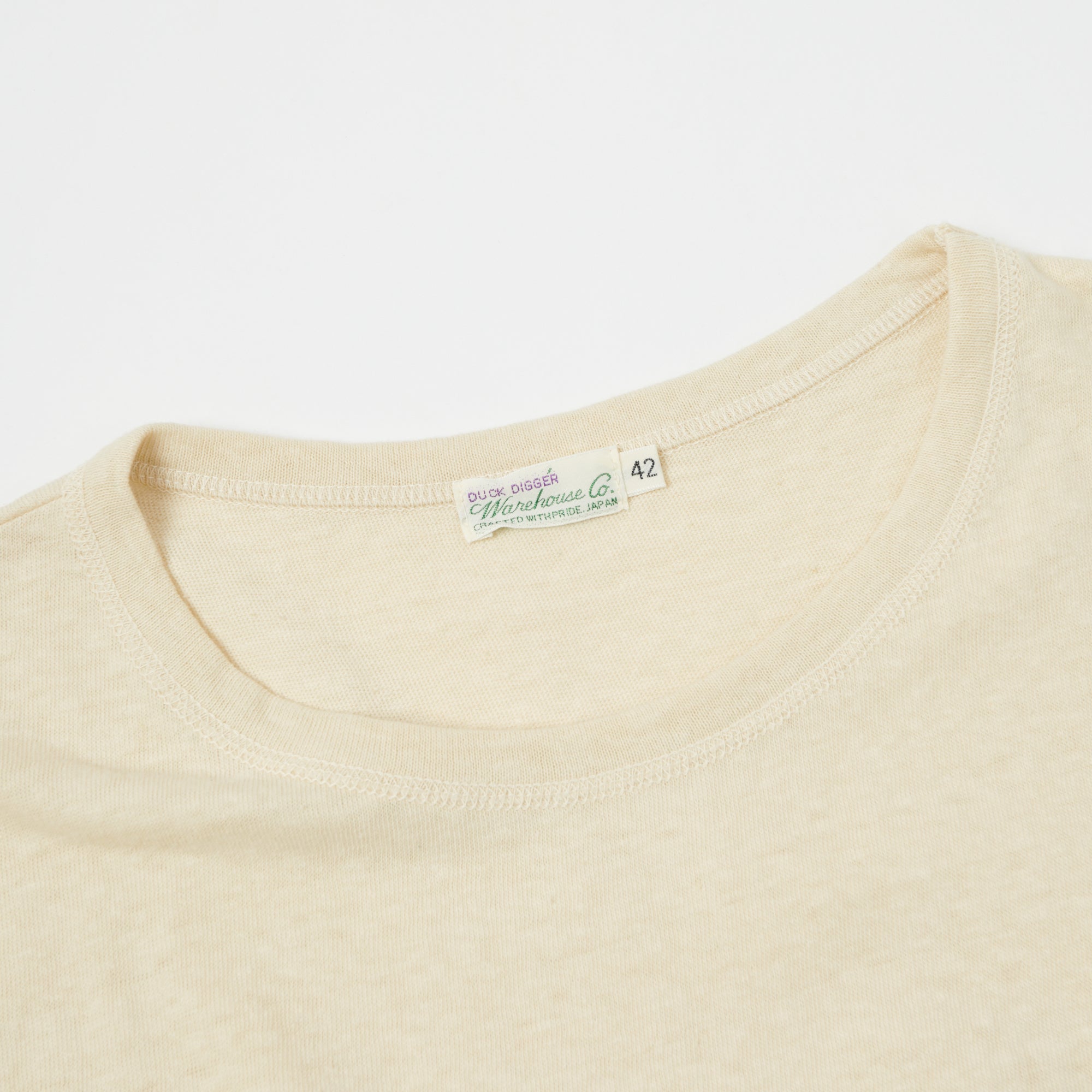 Warehouse & Co 4091 Duck Digger Skivvy T-Shirt  - Beige