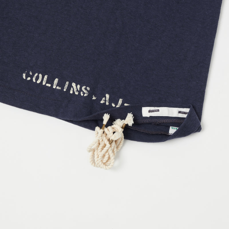 Warehouse 4091 'Collins' USN Skivvy Tee - Navy