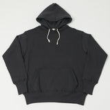 Warehouse 450 Two Needle Hooded Sweatshirt - Black