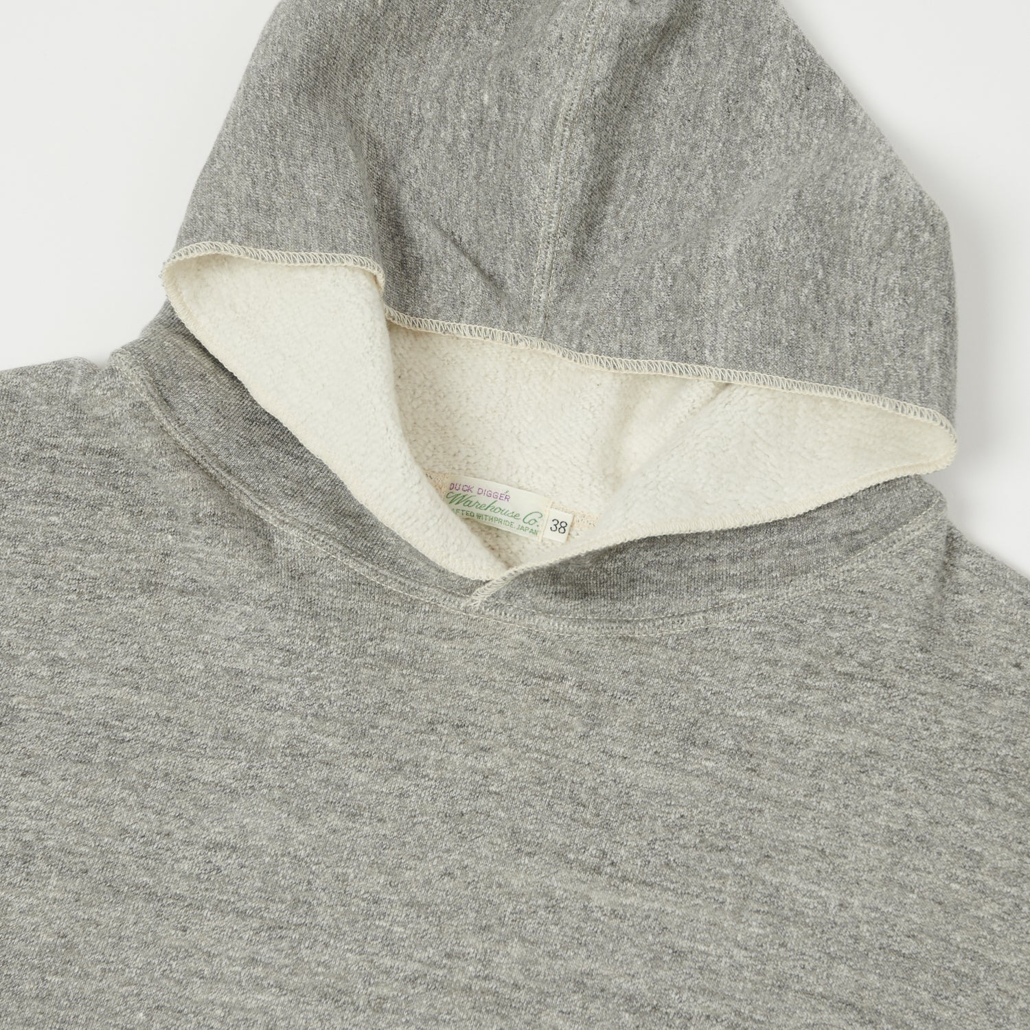 Warehouse & Co 453 Two Pocket Hooded Sweatshirt - Heather