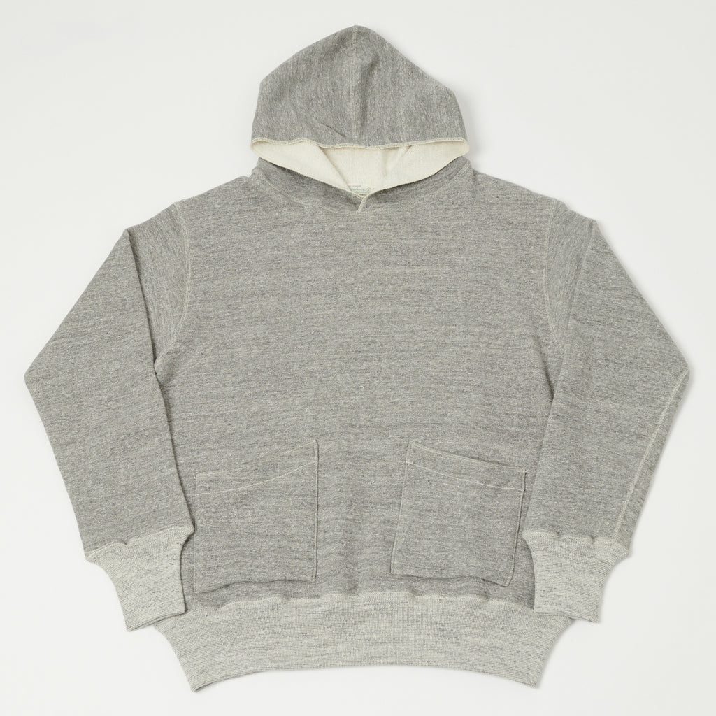 Warehouse & Co 453 Two Pocket Set-In Hooded Sweatshirt