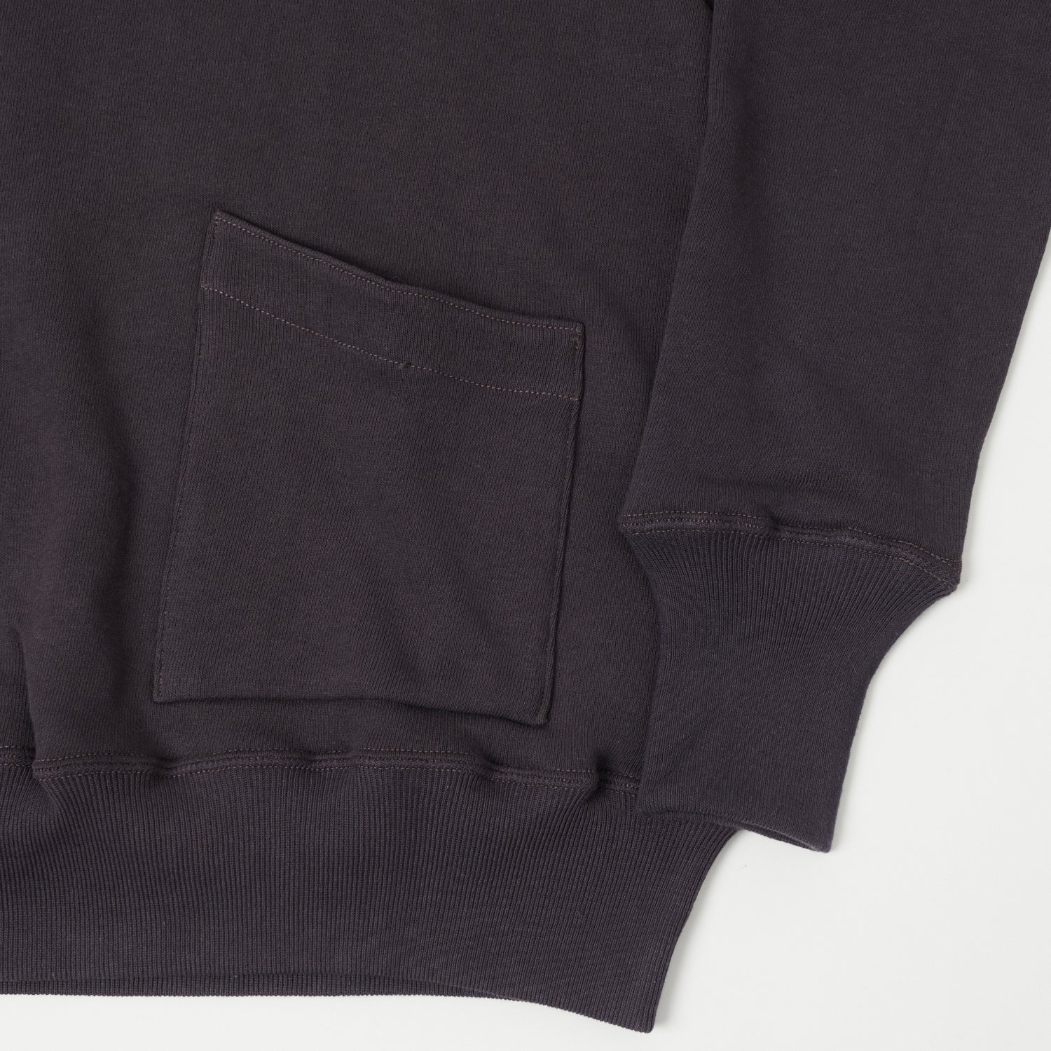 Warehouse & Co 453 Two Pocket Hooded Sweatshirt - Dark Navy