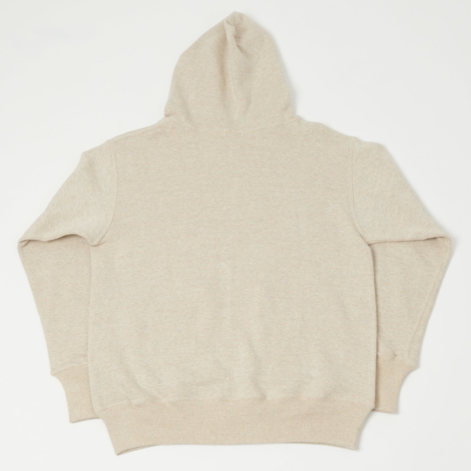 Warehouse & Co 453 Two Pocket Hooded Sweatshirt - Oatmeal