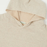 Warehouse 453 Two Pocket Set-In Hooded Sweatshirt - Oatmeal
