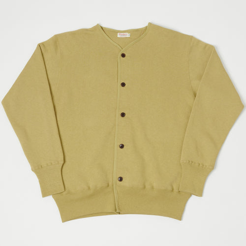 Warehouse & Co 456 U.S. Navy Cardigan Sweatshirt - Dark Beige