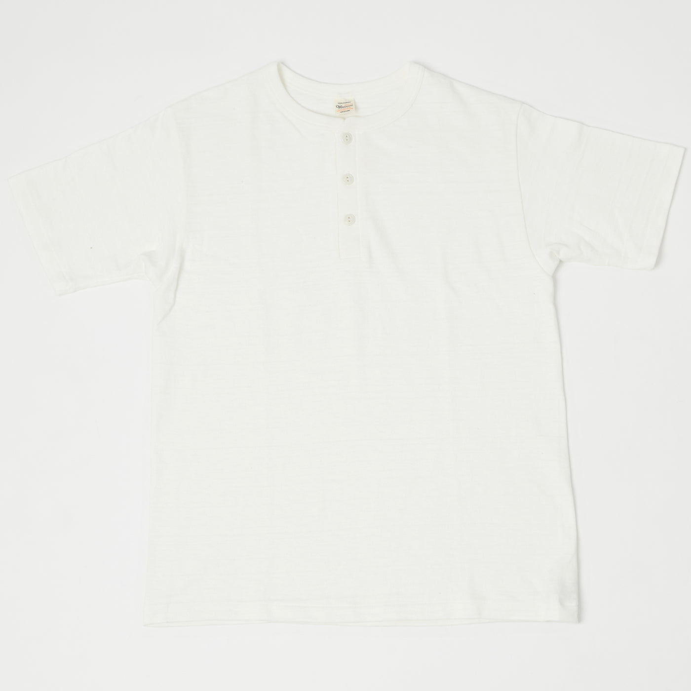 Warehouse & Co 4601 Henley T-Shirt - Off White