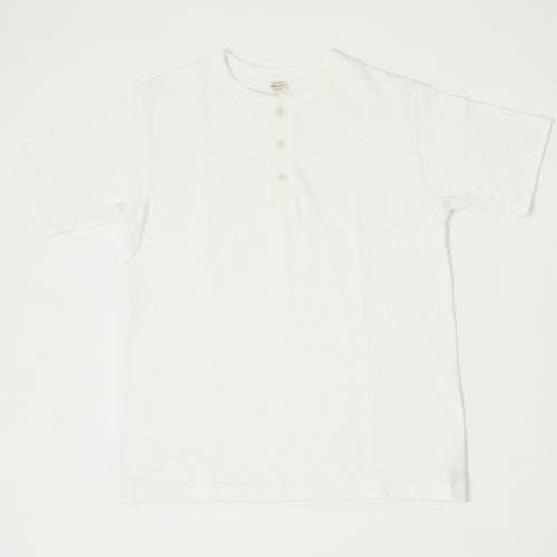 Warehouse & Co 4601 Henley T-Shirt - Off White