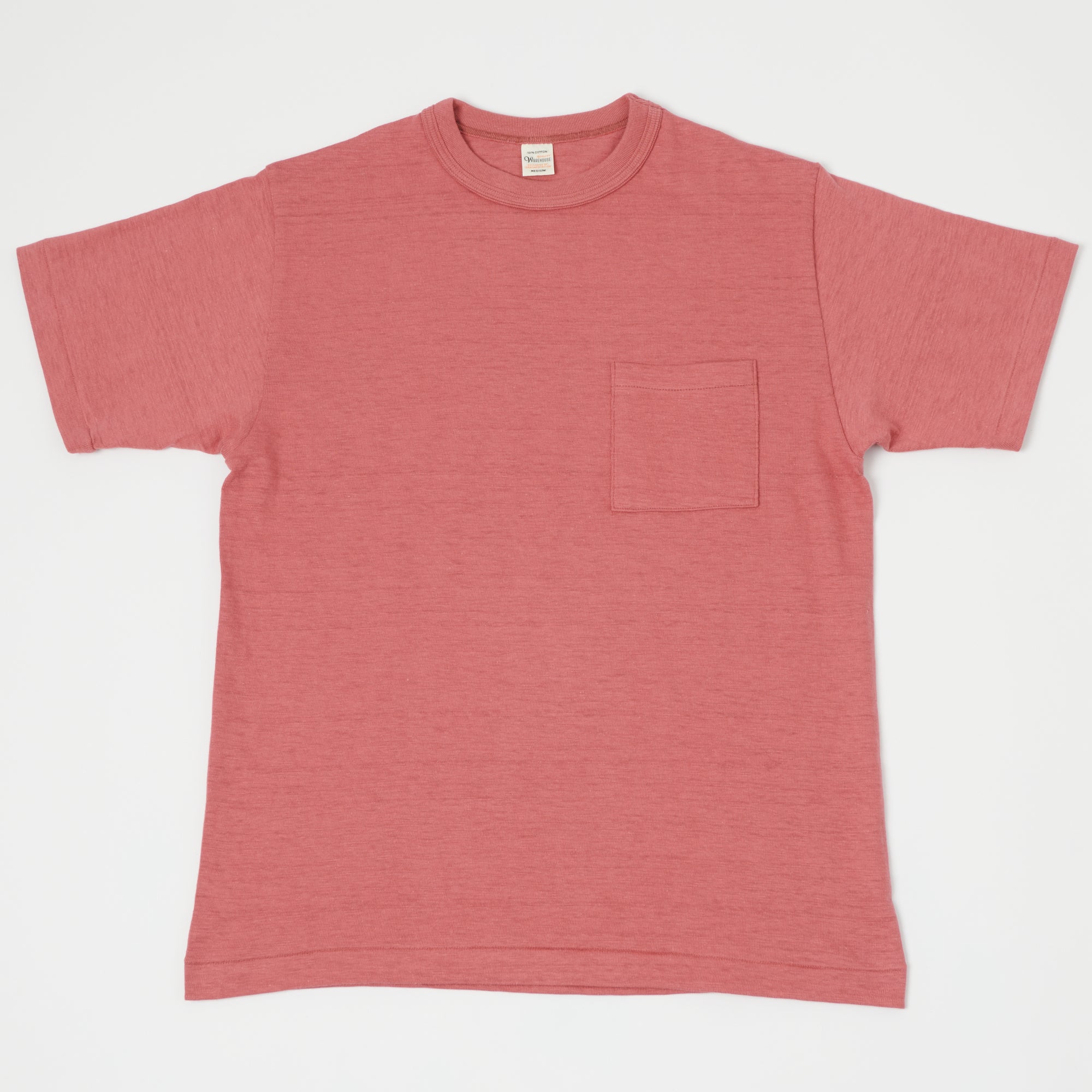 Warehouse & Co 4601 Pocket T-Shirt - Faded Red
