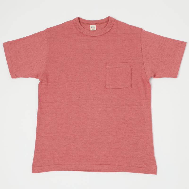 Warehouse 4601 Pocket Tee - Faded Red