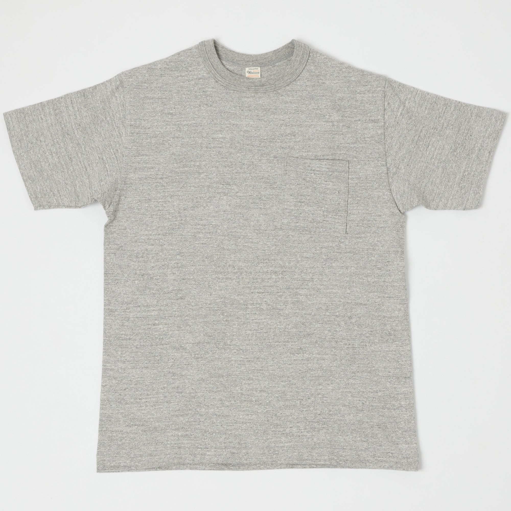 Warehouse & Co 4601 Pocket T-Shirt - Heather Grey