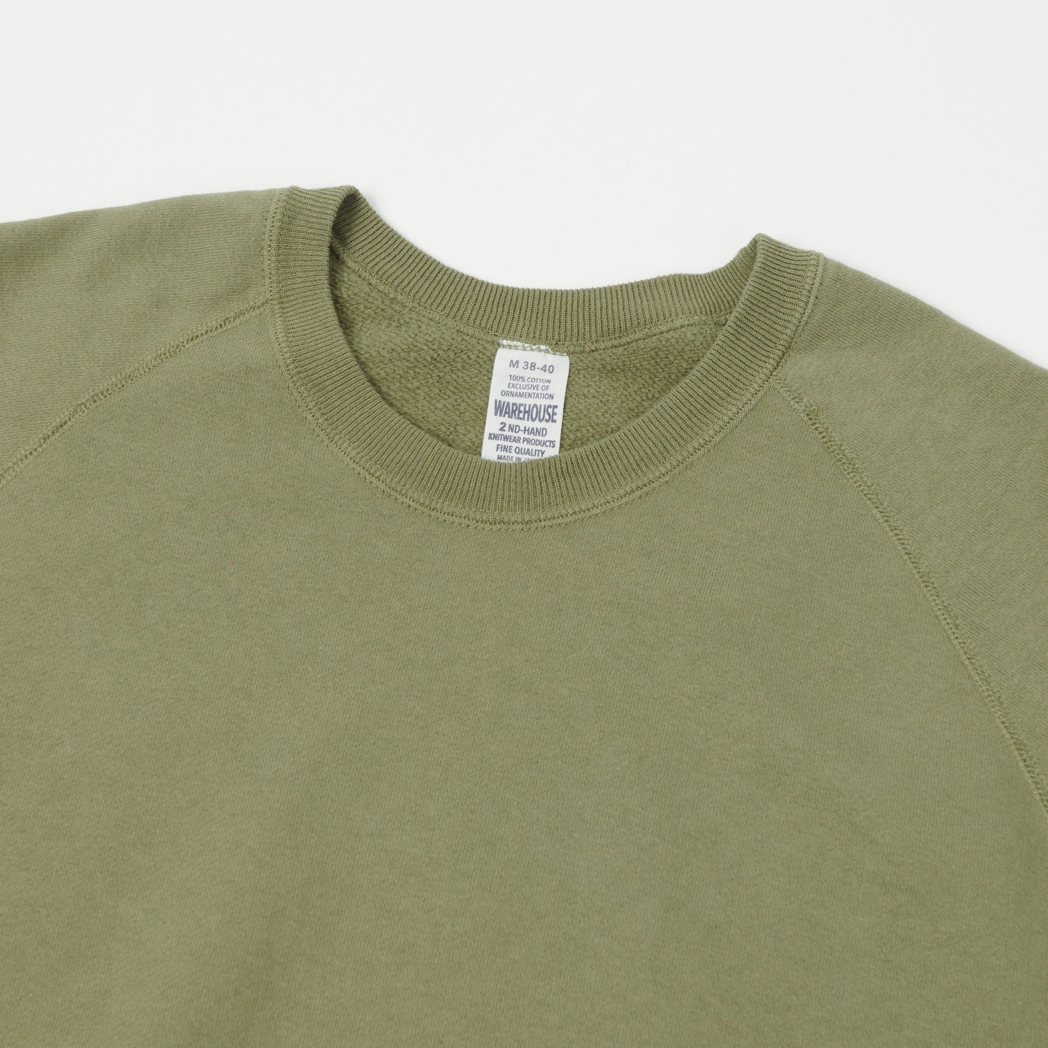 Warehouse & Co 461 Raglan Sleeve Sweatshirt - Green