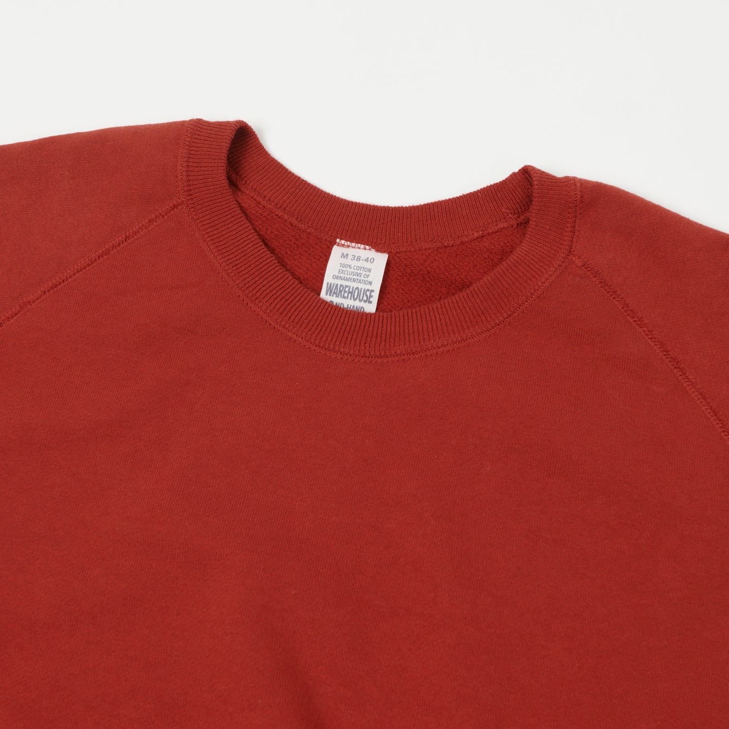 Warehouse & Co 461 Raglan Sleeve Sweatshirt - Red