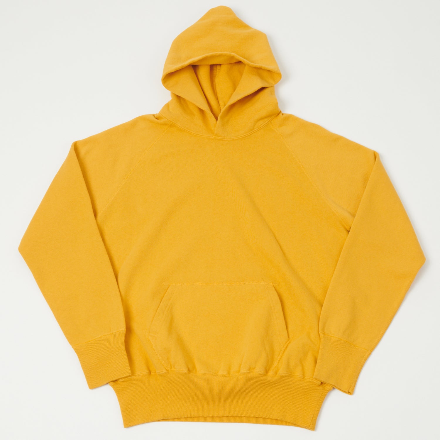 Warehouse 462 Plain Hooded Sweatshirt - Yellow | SON OF A STAG