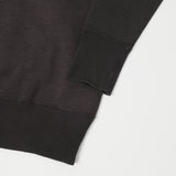 Warehouse & Co 474 Crew Neck Sweatshirt - Faded Black