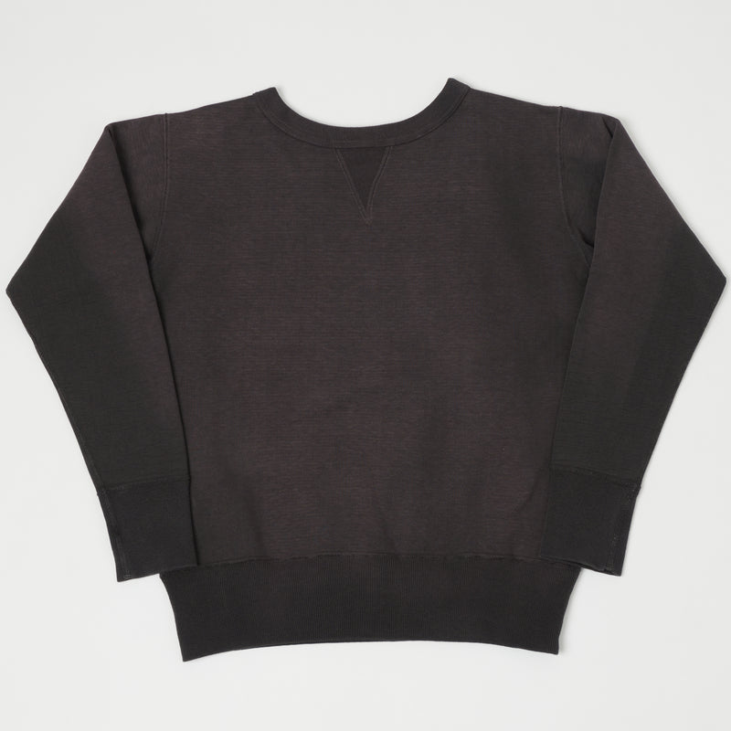 Warehouse & Co 474 Crew Neck Sweatshirt - Faded Black