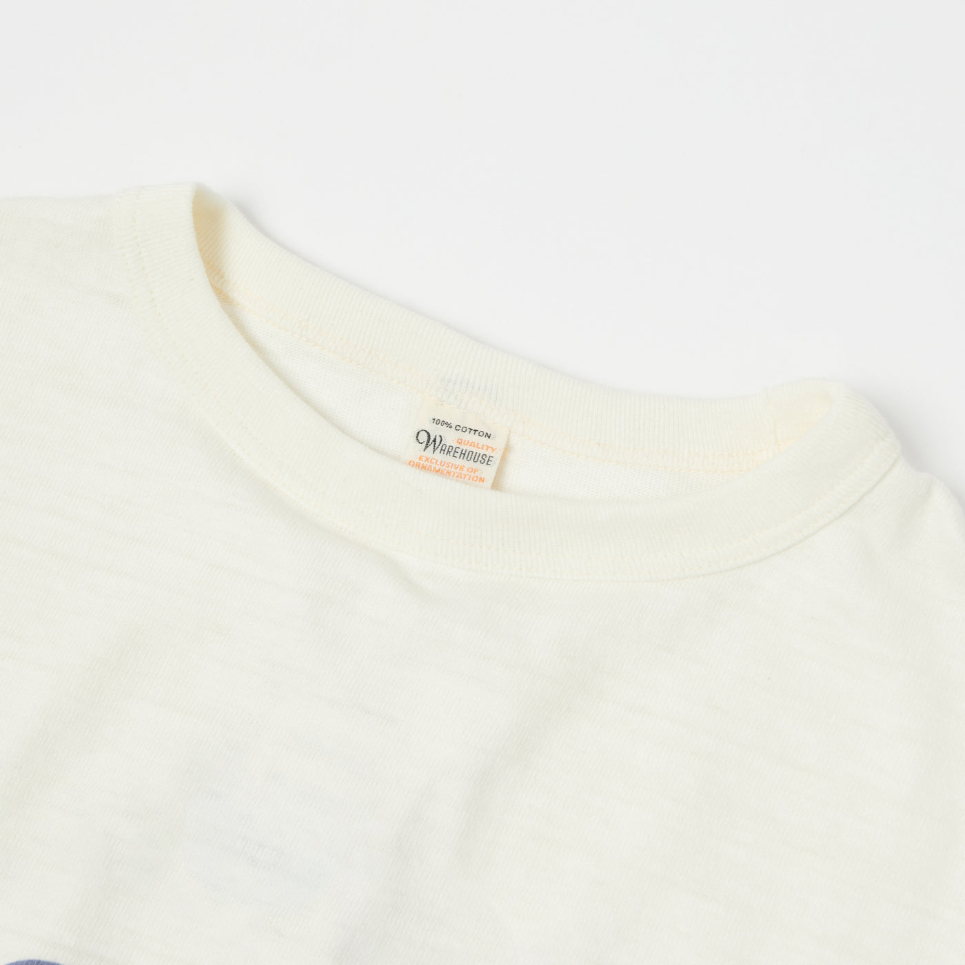 Warehouse & Co 4800 Baseball T-Shirt - Cream/Bordeaux
