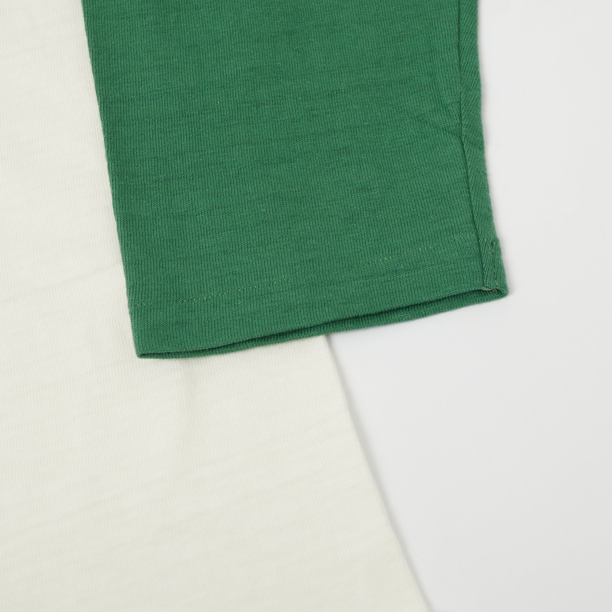 Warehouse & Co 4800 Baseball T-Shirt - Cream/Light Green