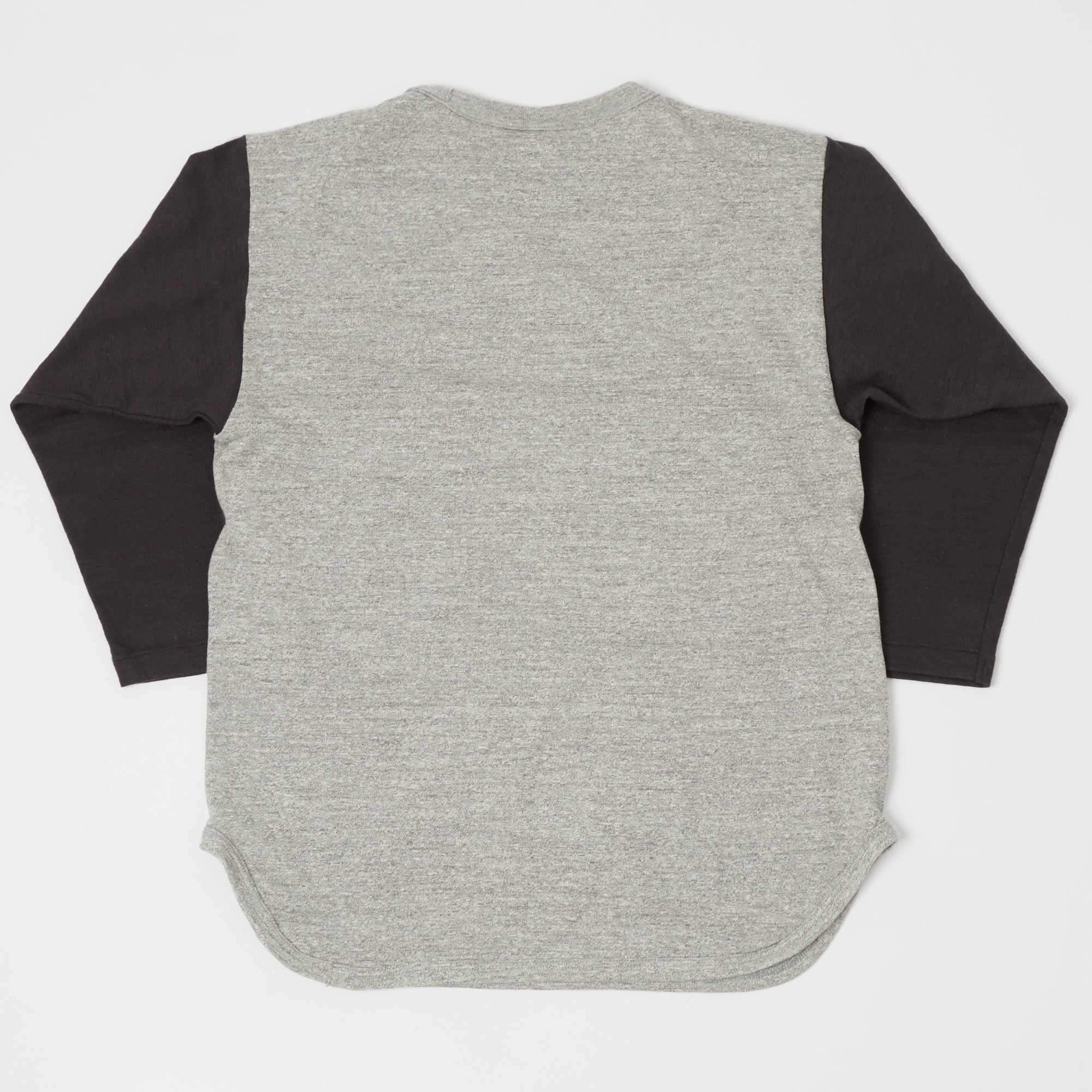 Warehouse & Co 4800 Baseball T-Shirt - Heather Grey/Black