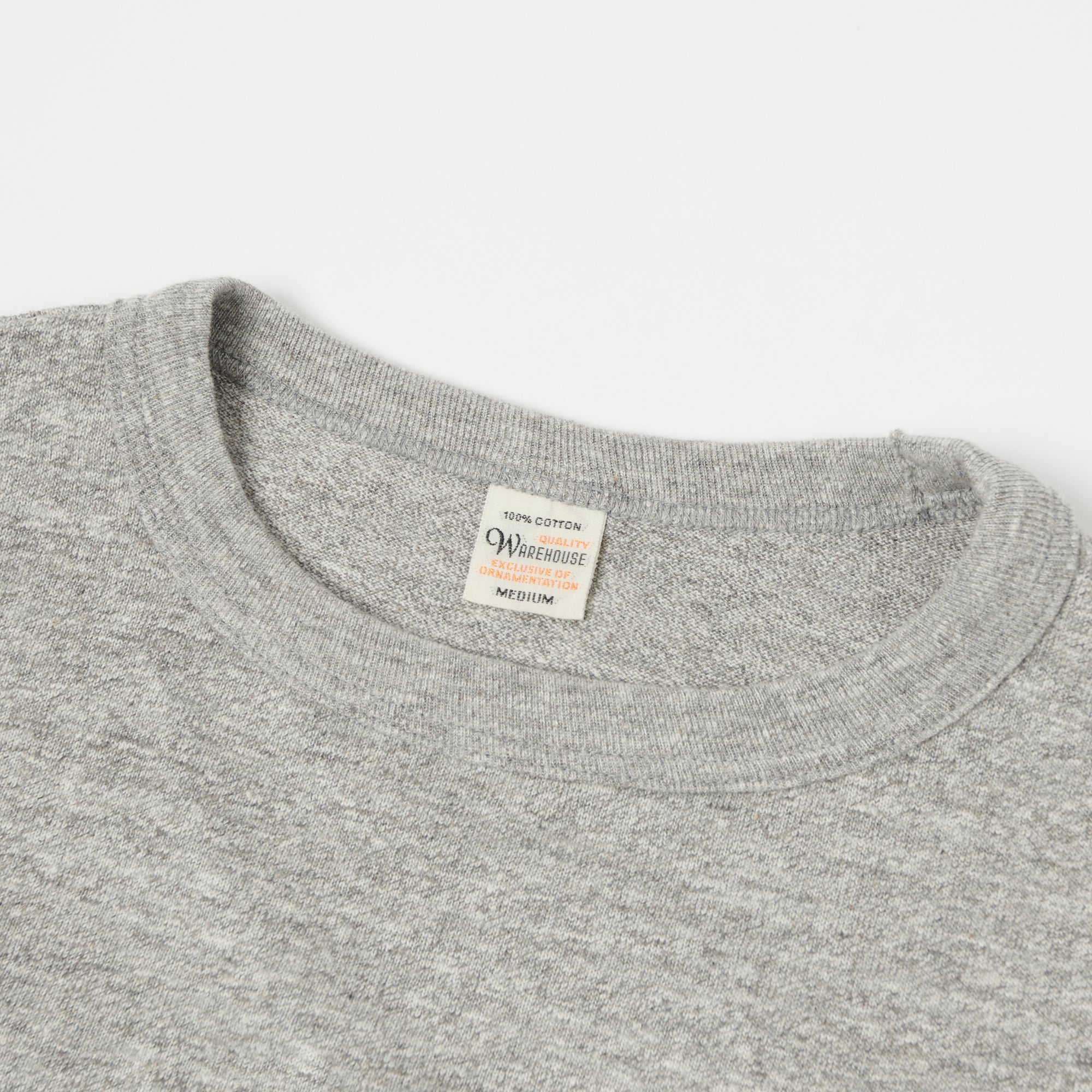 Warehouse & Co 4800 Baseball T-Shirt - Heather Grey/Black