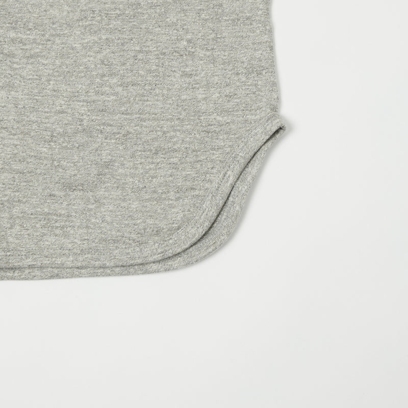 Warehouse & Co 4800 'North Shore' Baseball Tee - Heather Grey/Black