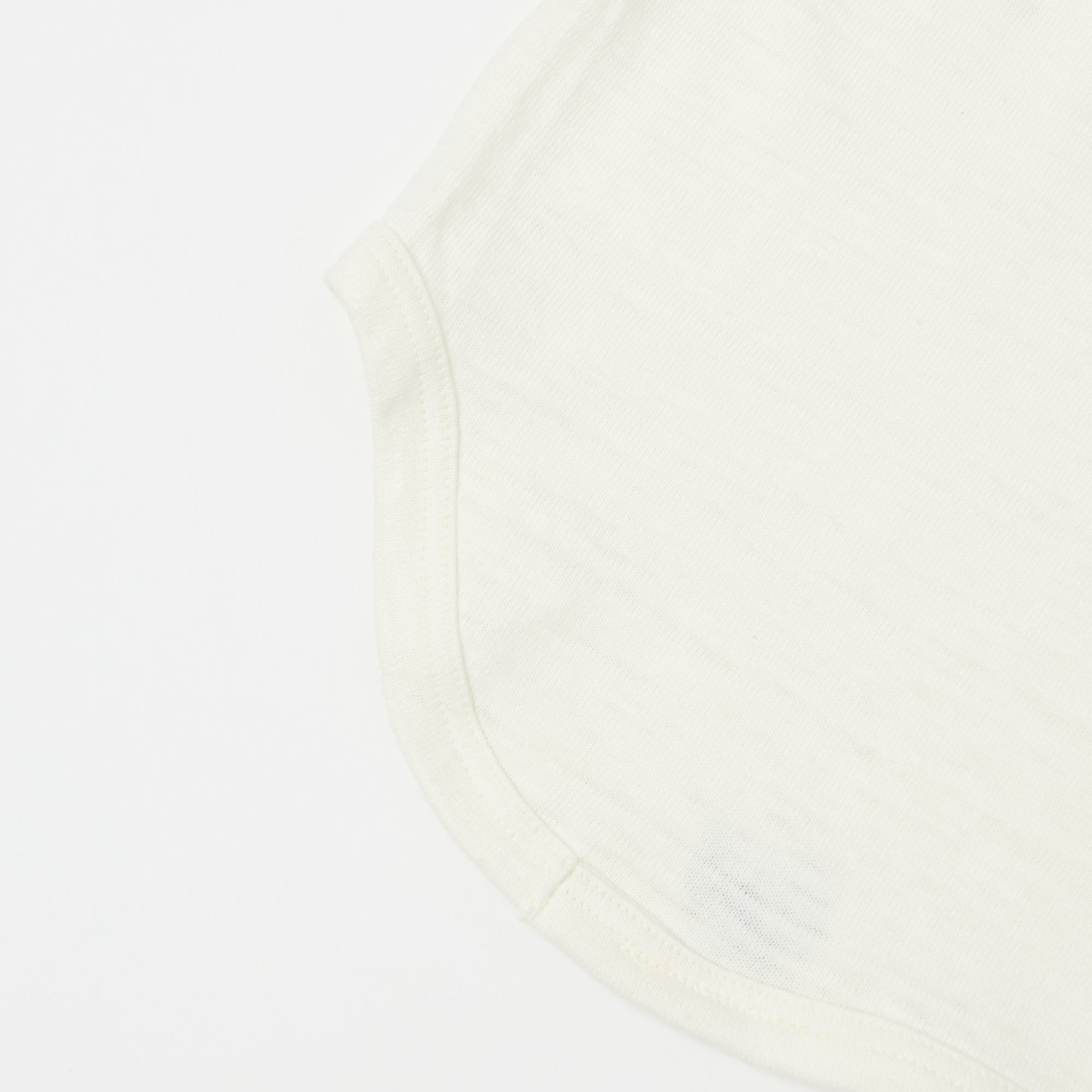 Warehouse & Co 4800 'Biscayne' Baseball T-Shirt - Cream/Bordeaux