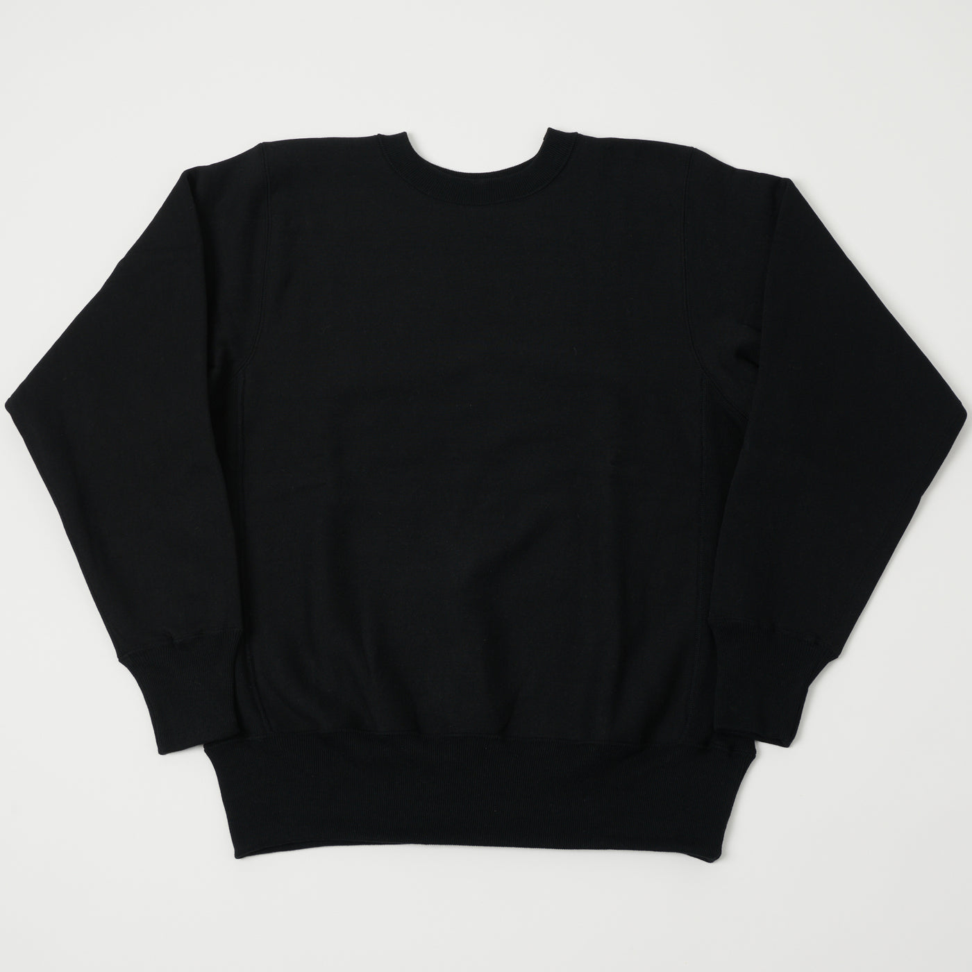 Warehouse & Co 483 Reverse Weave Sweatshirt - Black