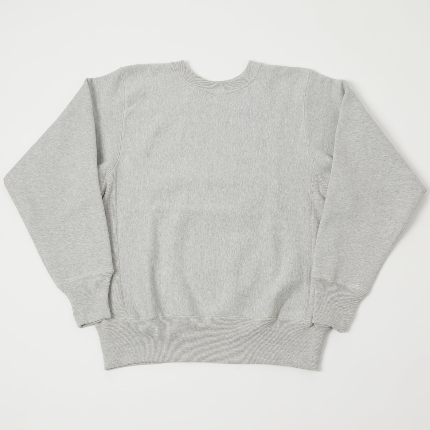 Warehouse & Co 483 Reverse Weave Sweatshirt - Heather Grey