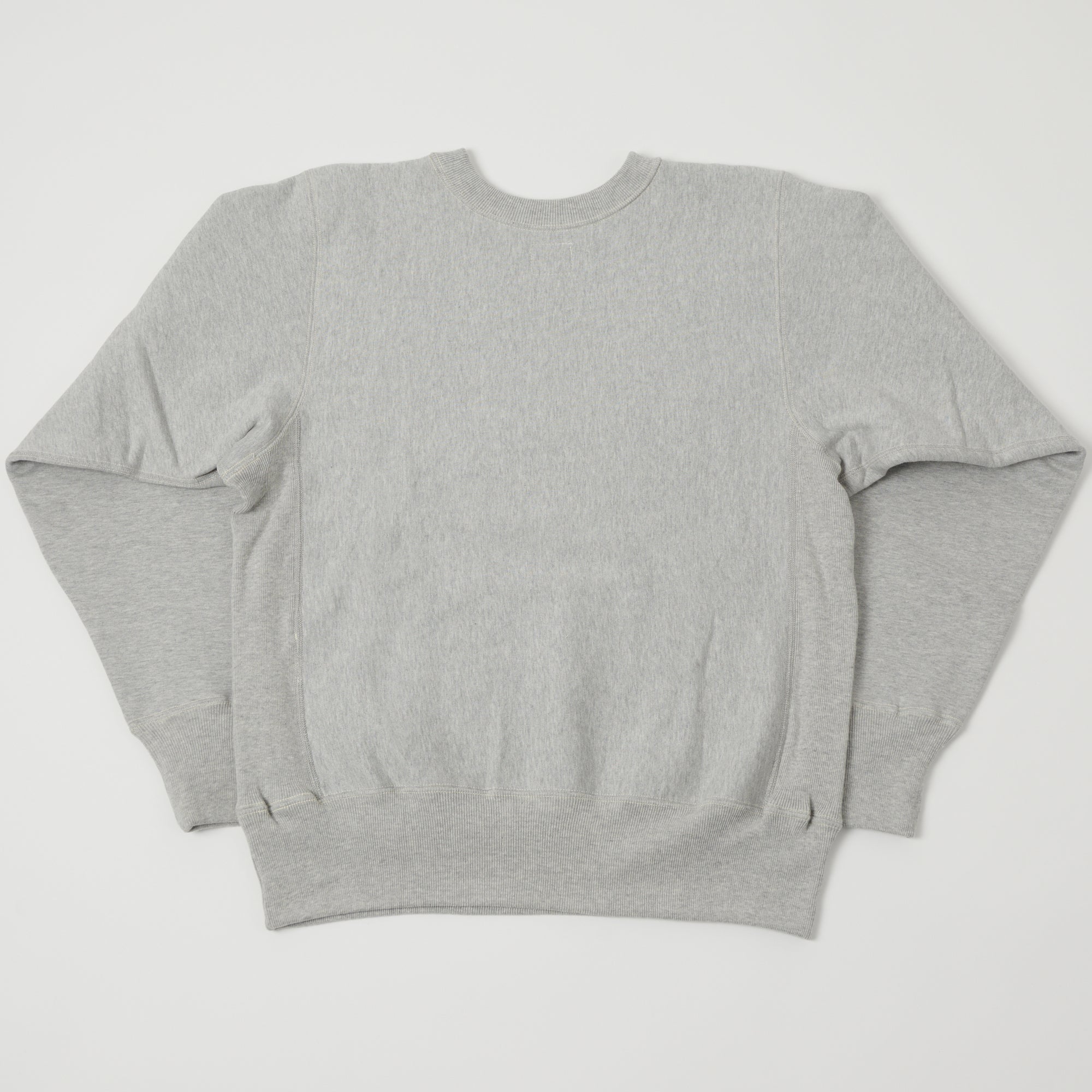 Warehouse & Co 483 Reverse Weave Sweatshirt - Heather Grey