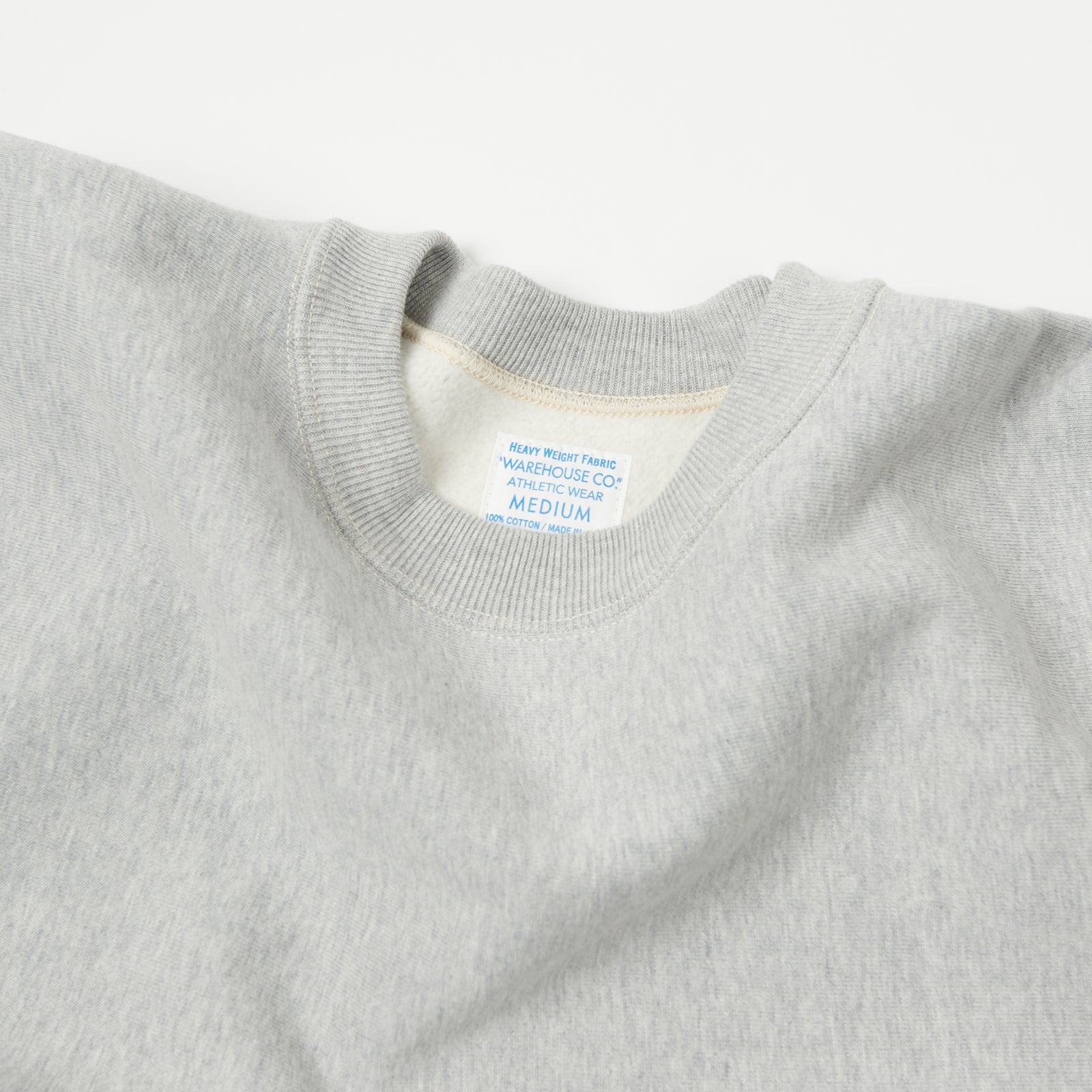 Warehouse & Co 483 Plain Sweatshirt - Heather Grey