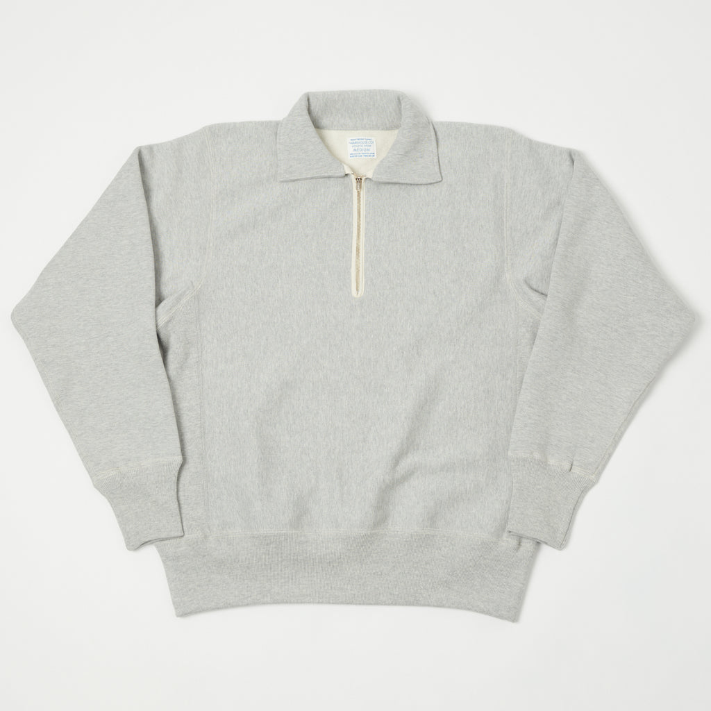 Warehouse 485 Half Zip Sweatshirt - Grey | SON OF A STAG