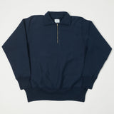 Warehouse 485 Half Zip Sweatshirt - Navy