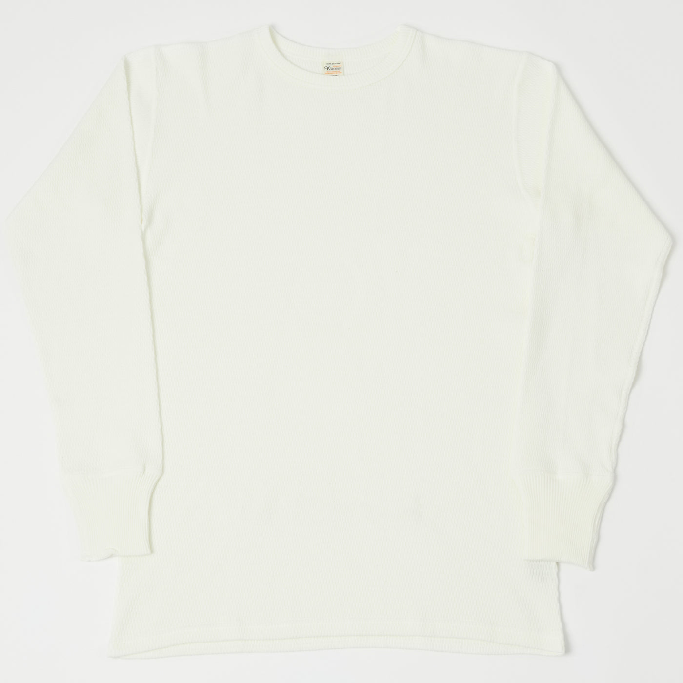 Warehouse & Co 5903 Waffle Knit Thermal T-Shirt - Natural