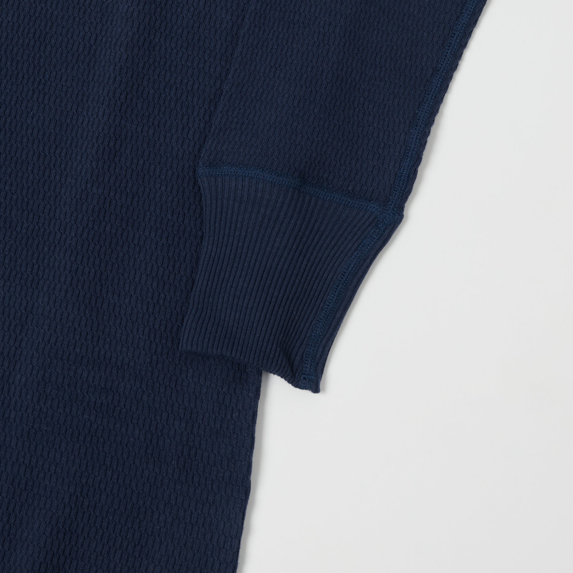 Warehouse & Co 5903 Waffle Knit Thermal T-Shirt - Navy