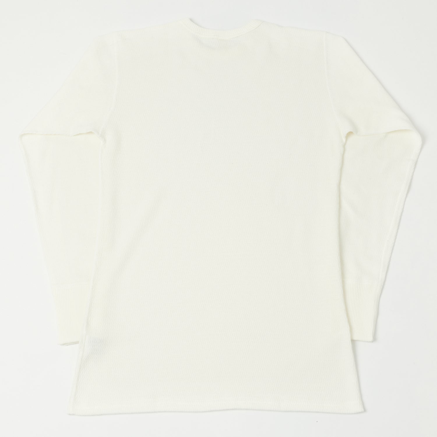 Warehouse & Co 5903 Waffle Knit Thermal T-Shirt - Off White