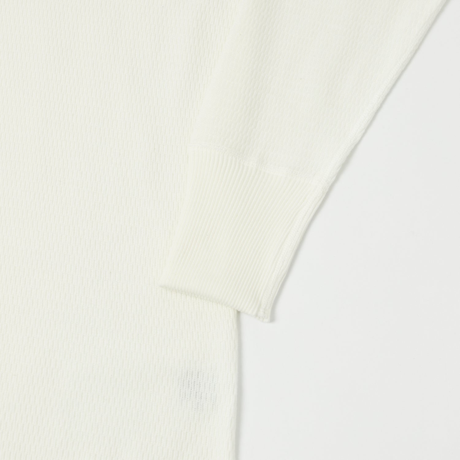 Warehouse & Co 5903 Waffle Knit Thermal T-Shirt - Off White