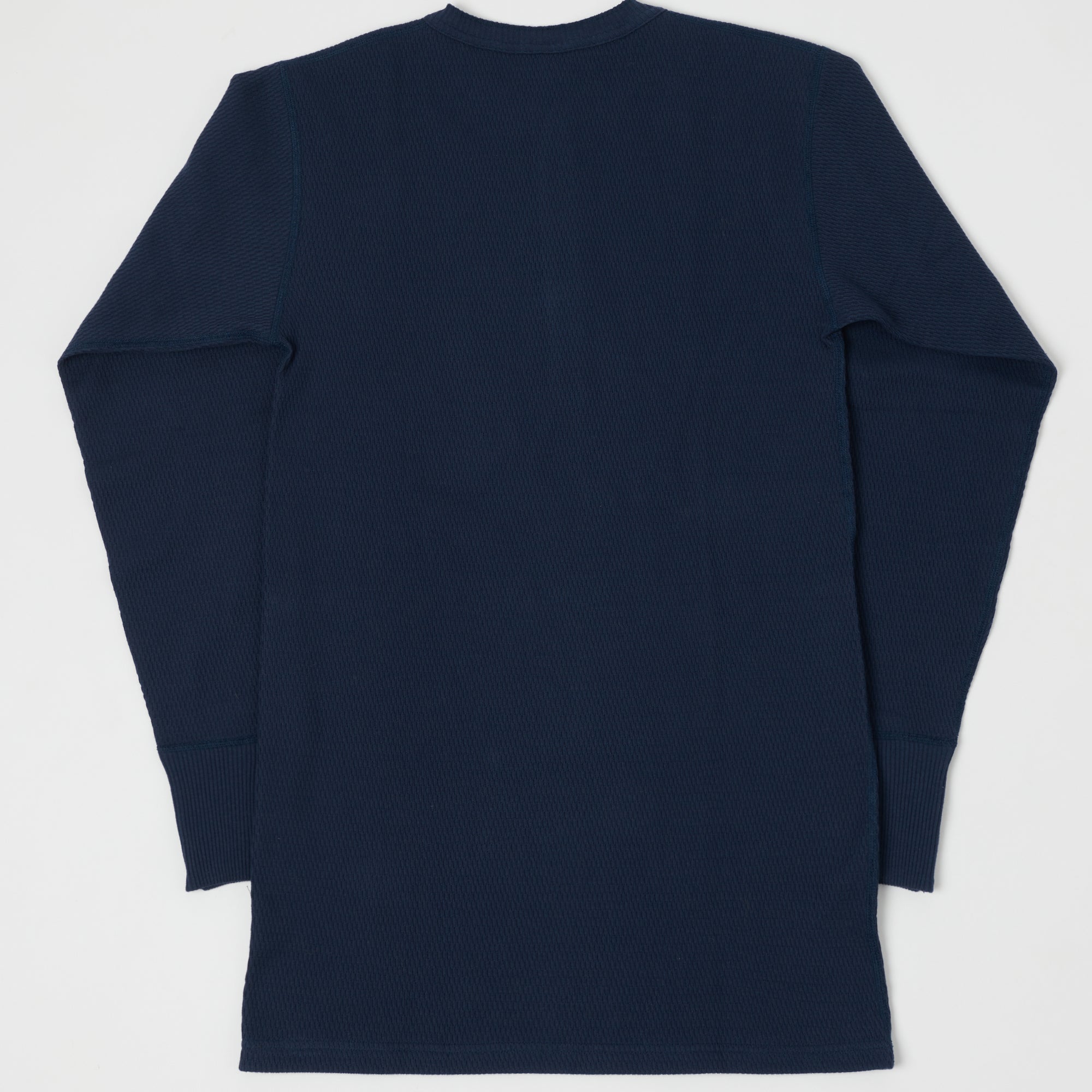 Warehouse & Co 5904 Waffle Knit Thermal Henley - Navy – SON OF A STAG