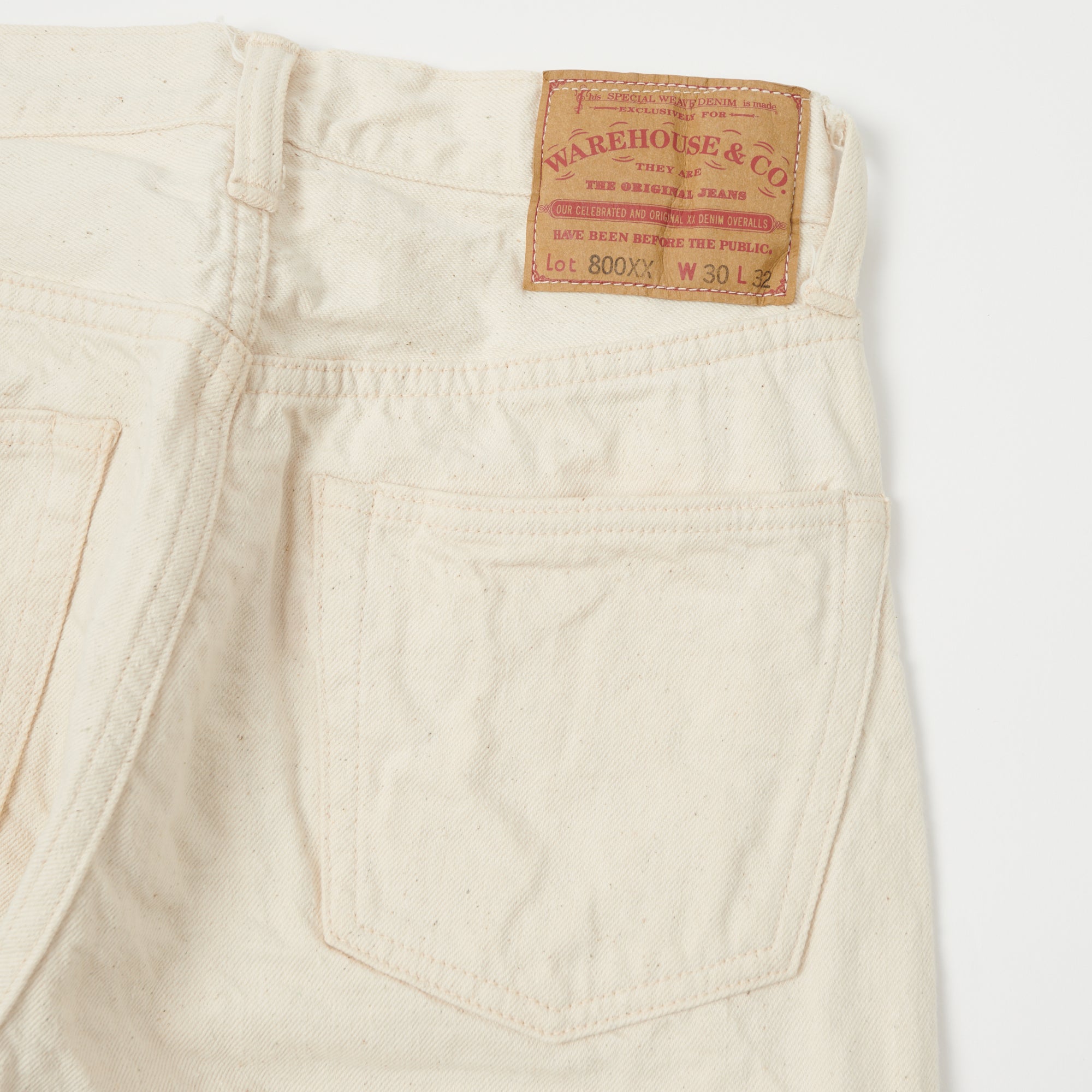 Warehouse & Co 800XX 13.5oz Regular Straight Jean - Ecru – SON OF