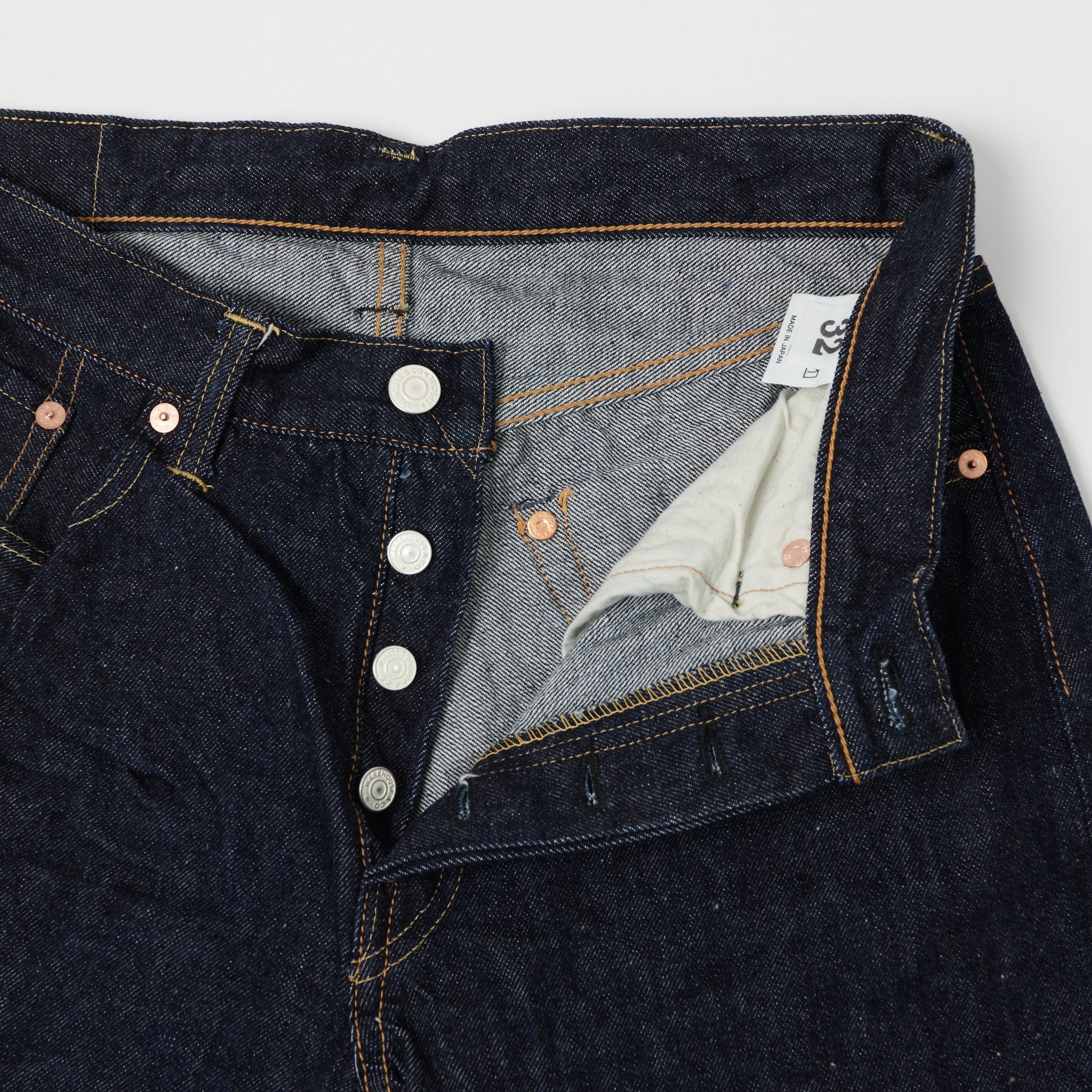 Warehouse & Co 900XX 13.5oz Slim Tapered Jean - One Wash