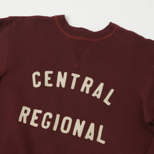 Warehouse 403 'Central Regional' Sweatshirt - Bordeaux