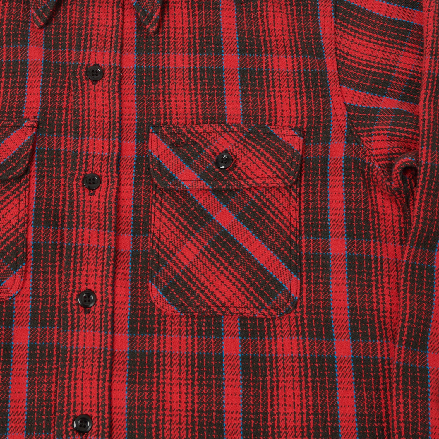Warehouse & Co 3104 Plaid Flannel Shirt - Red